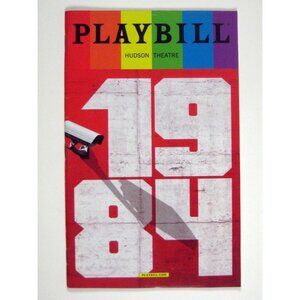 1984 Pride Playbill June 2017 George Orwell Tom Sturridge Olivia Wilde Birney